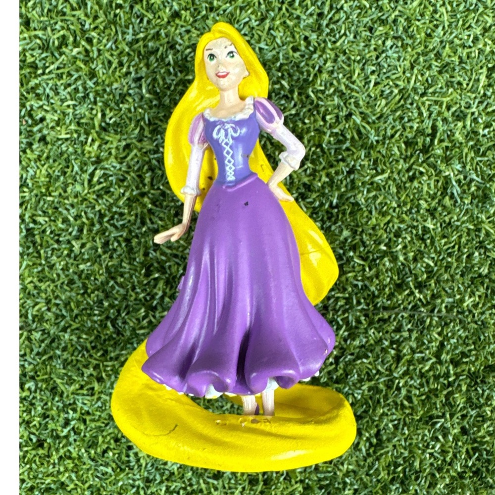 Disney Rapunzelโ Tangled PVC Figure 3 Inch Mini Toy Purple Dress
